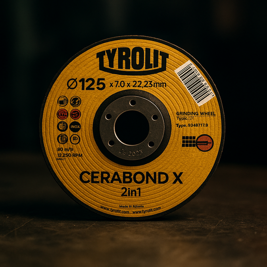 Disc Debavurare CERABOND-X 125X7,0X22,2 2IN1